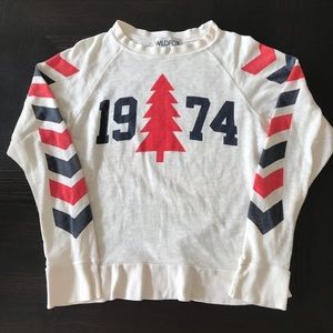 WILDFOX LONG SLEEVE SHIRT SIZE XS